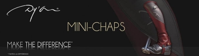 Mini-chaps Dy'on à partir de 154,80 € - Padd sellerie Clermont-Ferrand